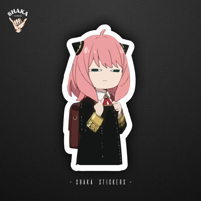 

Sticker Spy x Family Anya Funny Eceran Murah Sticker Anime Wibu Sticker HP Tumbler Case Laptop atau HELEM