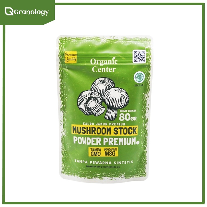 Organic Center PREMIUM Mushroom Stock Powder / Kaldu Jamur 80 gram