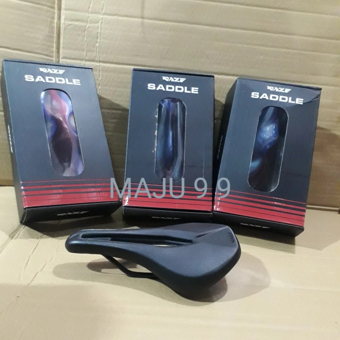 Sadel Saddel Raze Short Nose Roadbike Pendek Sepeda lipat Mtb Original