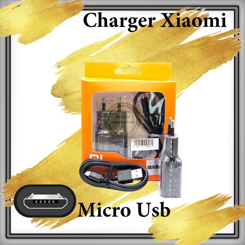 ADAPTOR FLASH KABEL CHARGER XIAOMI MI6 11WATT ORIGINAL BLACK