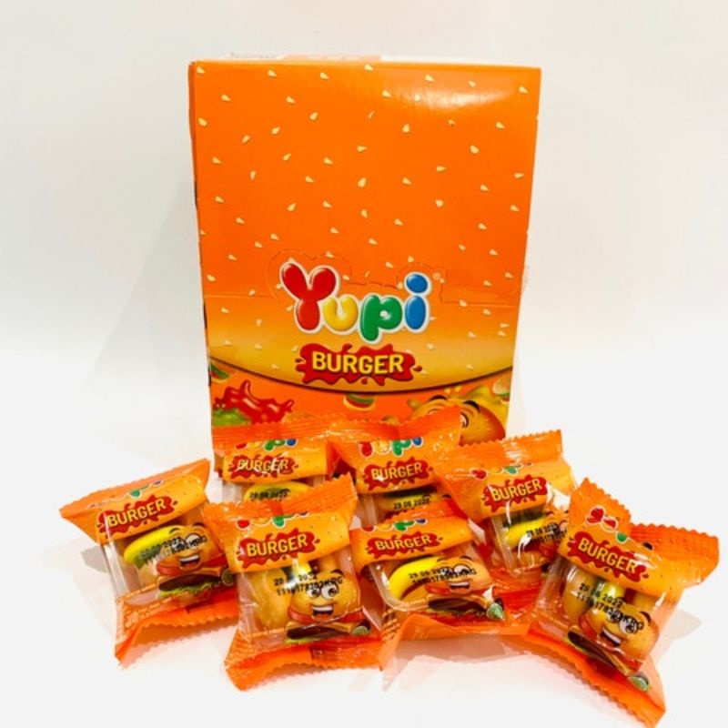 

Permen Yupi burger 1box isi 24pcs