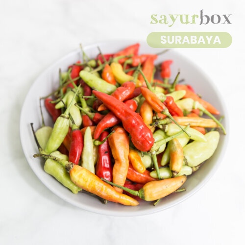 

Cabai Rawit Merah Konvensional 500 gram (Sayurbox) - SURABAYA