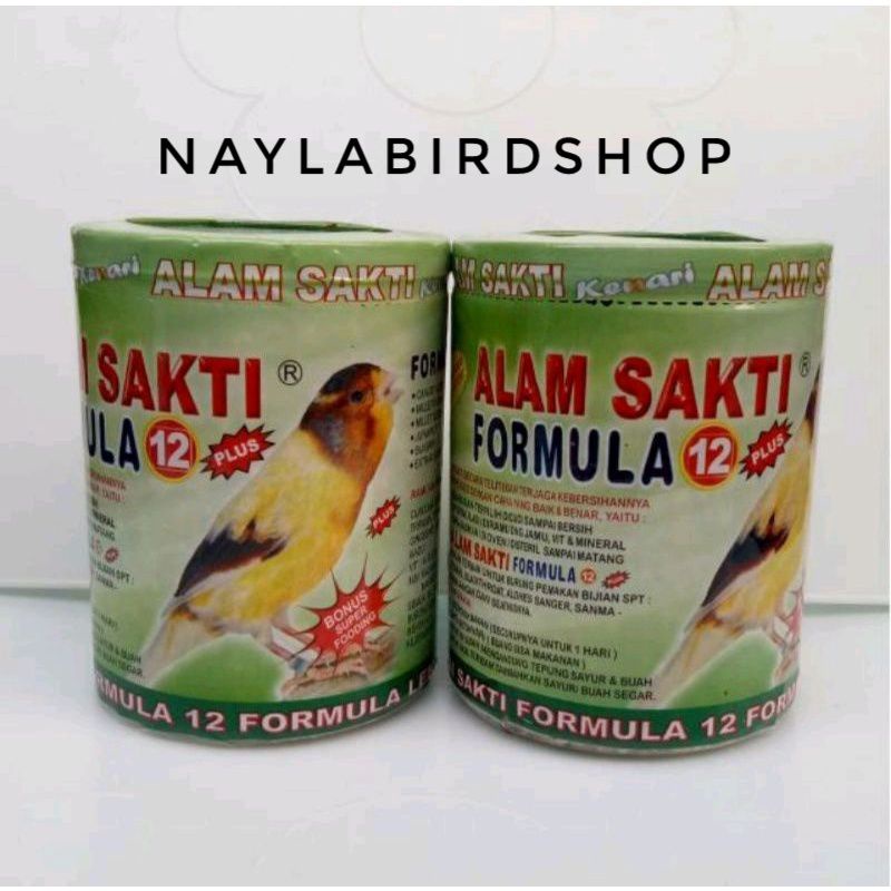ALAM SAKTI KENARI ORIGINAL Pakan Burung Kenari Blackthroat Sanma Branjangan Alam Sakti