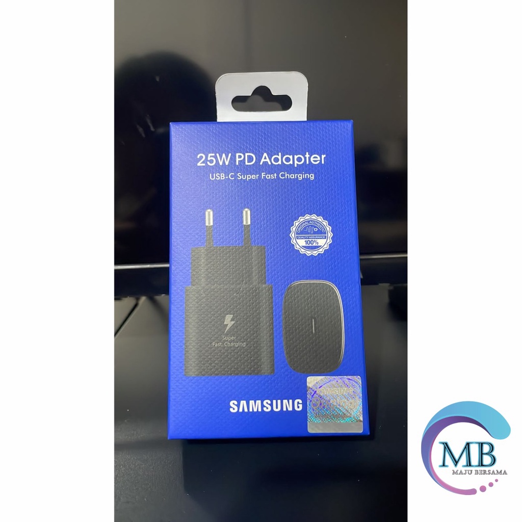 Adaptor Kepala batok Charger Casan Samsung Galaxy A33 A53 A73 5G a32 A52 a72 A52S note 10 note 20 S21 S21+ S21 ultra s22 s22ultra z flip 3 z fold 4 25W &amp; 45W Original USB C TO C Super Fast Charging MB4061