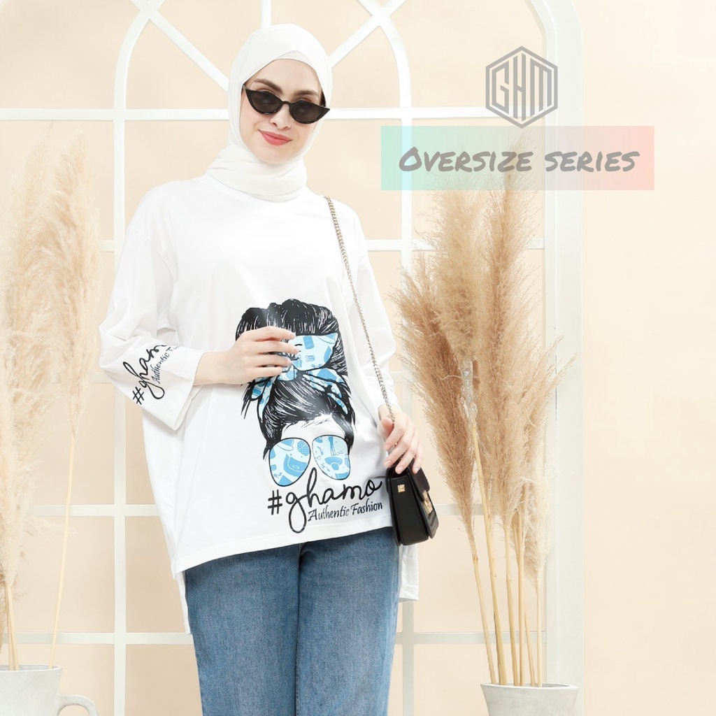 Kaos Oversize Wanita Kekinian Terlaris