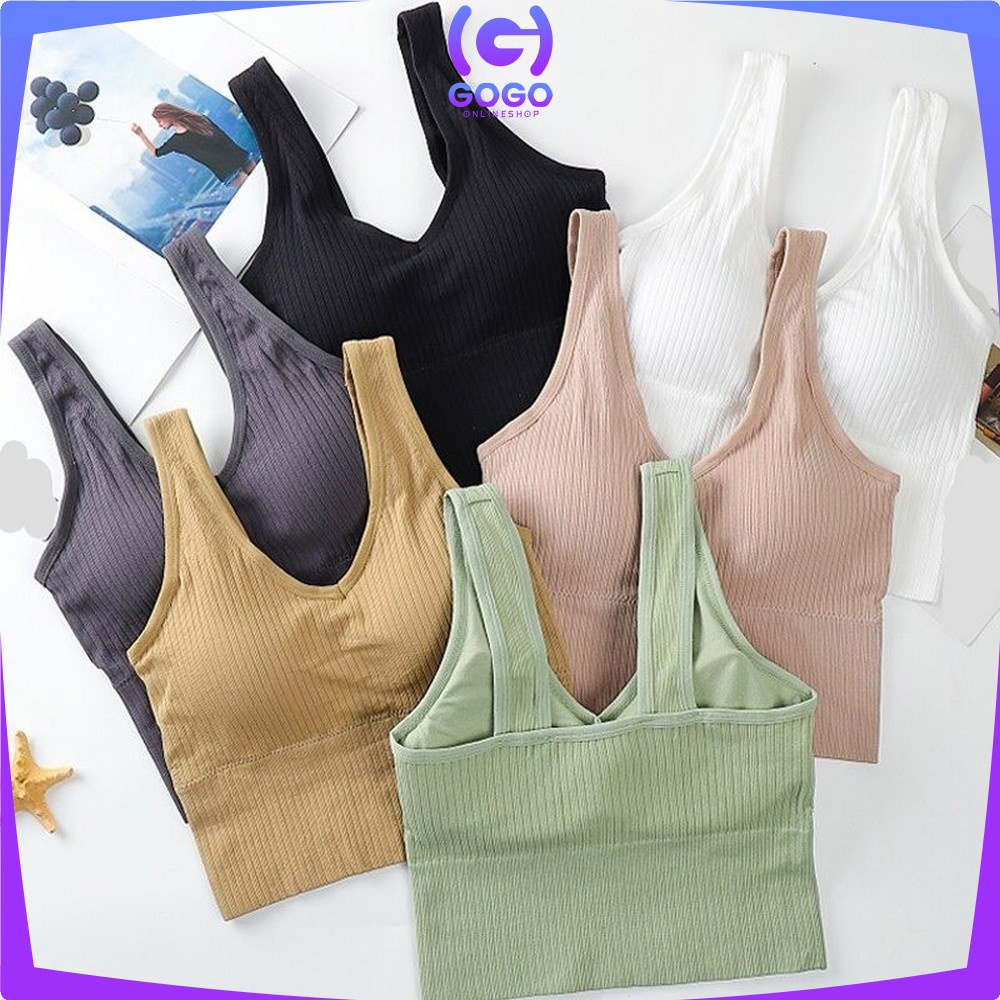 GOGO-P94-P97 Pakaian Dalam Wanita Bra Yoga Bra Tanpa Kawat / Sport Bra Push Up / Pakaian Olahraga Wanita / Bra Gym P95 / Bra Fitness Zumba P96