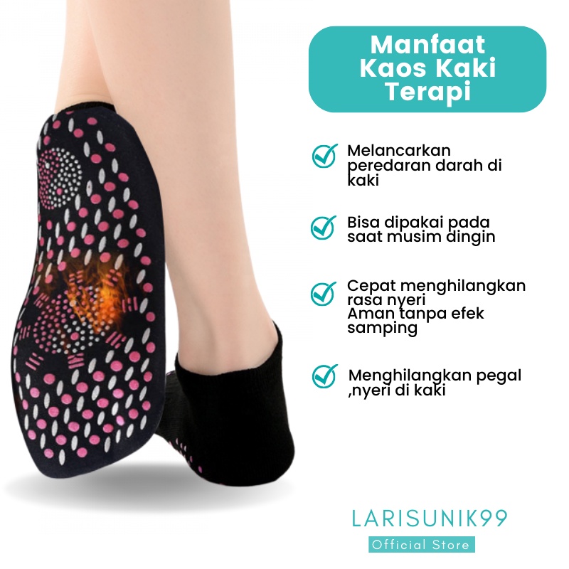 Alat Terapi Kaos Kaki Penghangat Kaki Pemanas Magnetik Turmalin Kaos Kaki Musim Dingin Winter