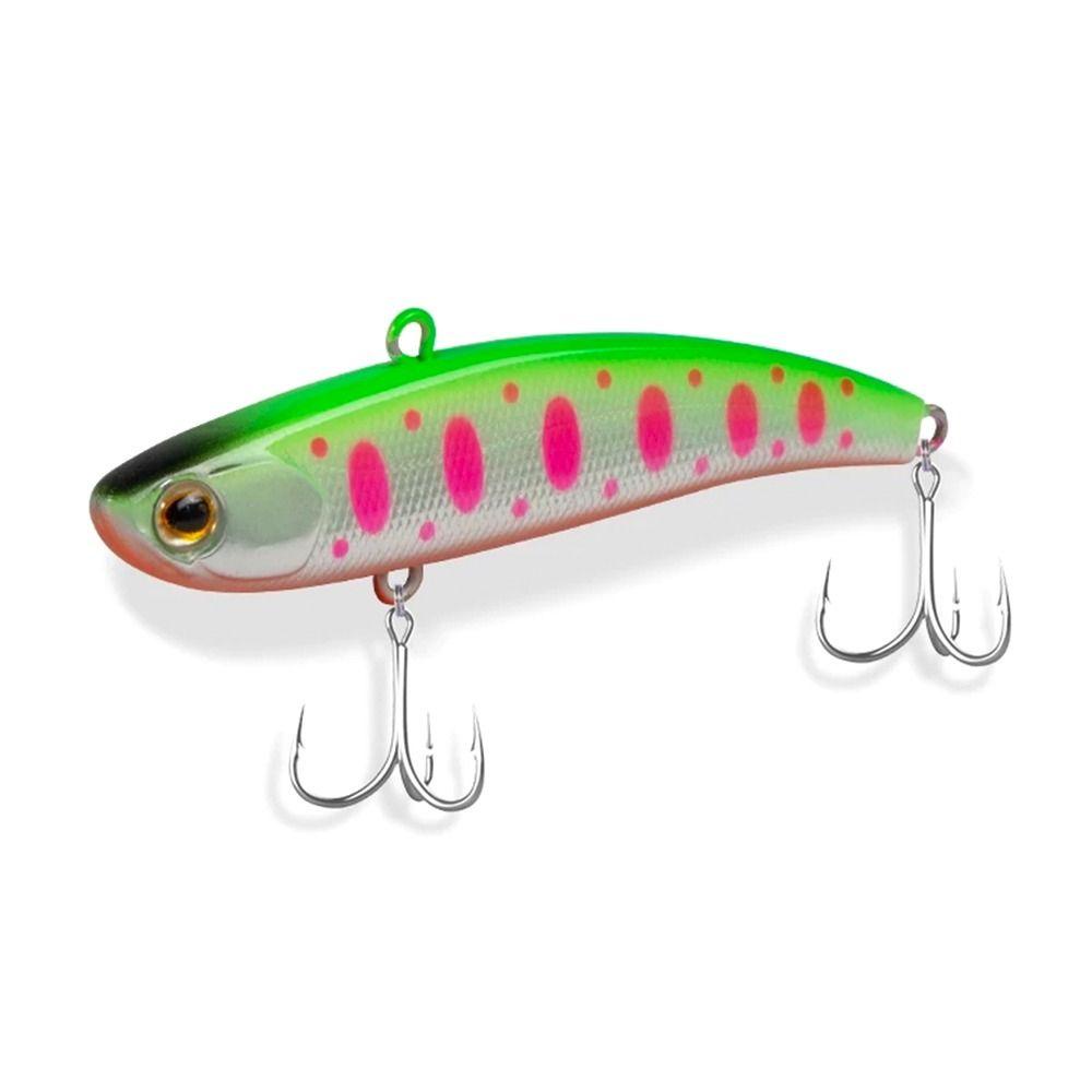 Top Fishing Lure 80mm 17g Metal VIB Getaran Warna-Warni Umpan Bass Buatan Lempar Panjang