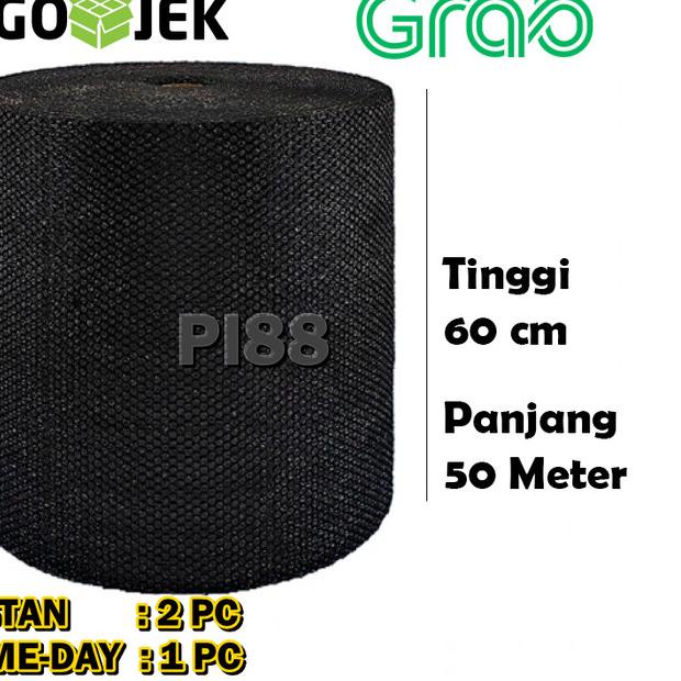 

Bubble Wrap Hitam Roll 60 cm x 50 m