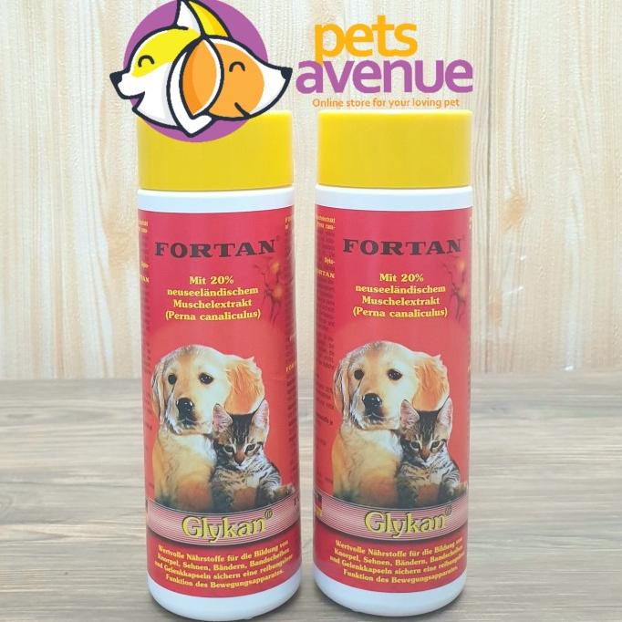 vitamin anjing tua/ vitamin sendi kaki anjing/ fortan glykan 300gr