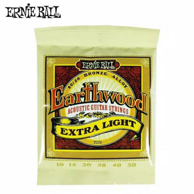 Senar Gitar Akustik Ernie Ball Earthwood String 0,10  0,11