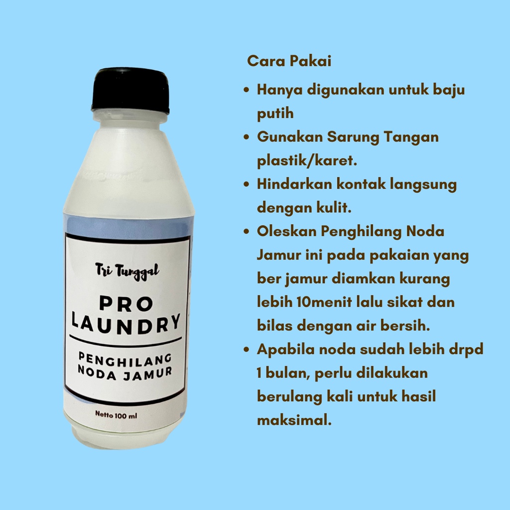 Penghilang Noda Pro Laundy Kotoran Membandel Baju Pakaian Jaket Celana Karat Jamur Minyak Susah Dihilangkan Luntur Tinta Darah Saos Sambel Ngetel Besi Cuci Menghilangkan Pemutih Bersih Kelunturan Terjamin High Quality Berkualitas Grosir Prakarya Malang