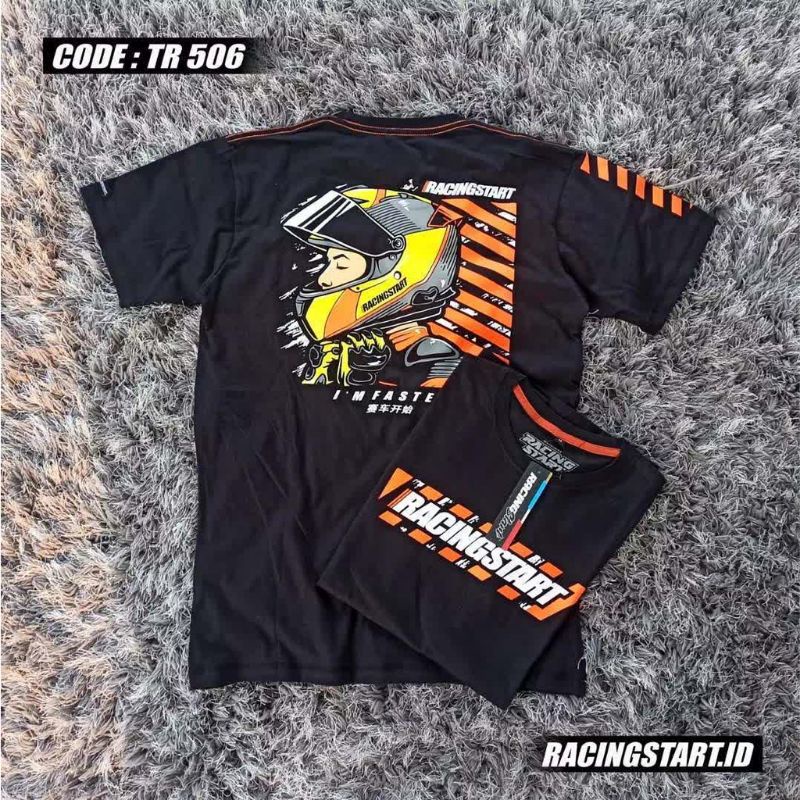 KAOS RACINGSTAR FREE STICKER BISA COD