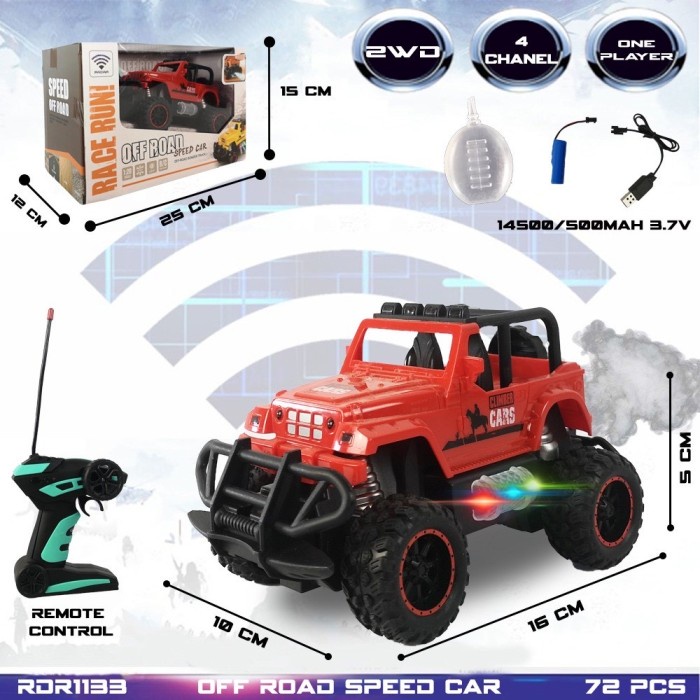RC JEEP OFFROAD REMOTE CONTROL OFFROAD MINI SMOKE CRAWLER CLIMBING