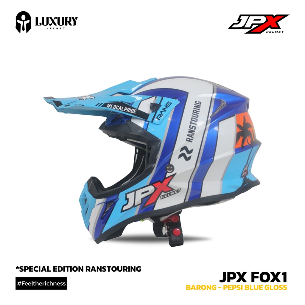 Helm JPX FOX1 Barong Rans Motocross Trail