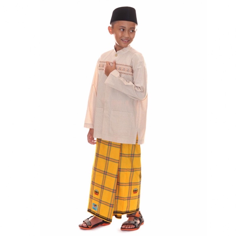 (SALE) Sarung Tenun Anak ATLAS JUNIOR Satuan/Grosir ATLAS JUNIOR 425 ANAK SD, SMP