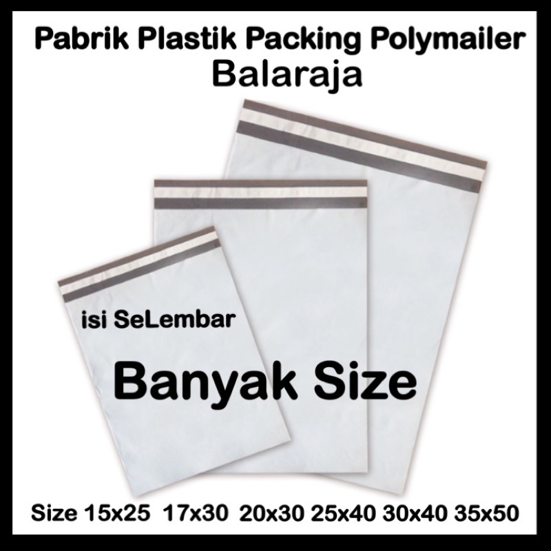 

isi Selembar Warna Putih Pabrik Plastik Polymailer Balaraja