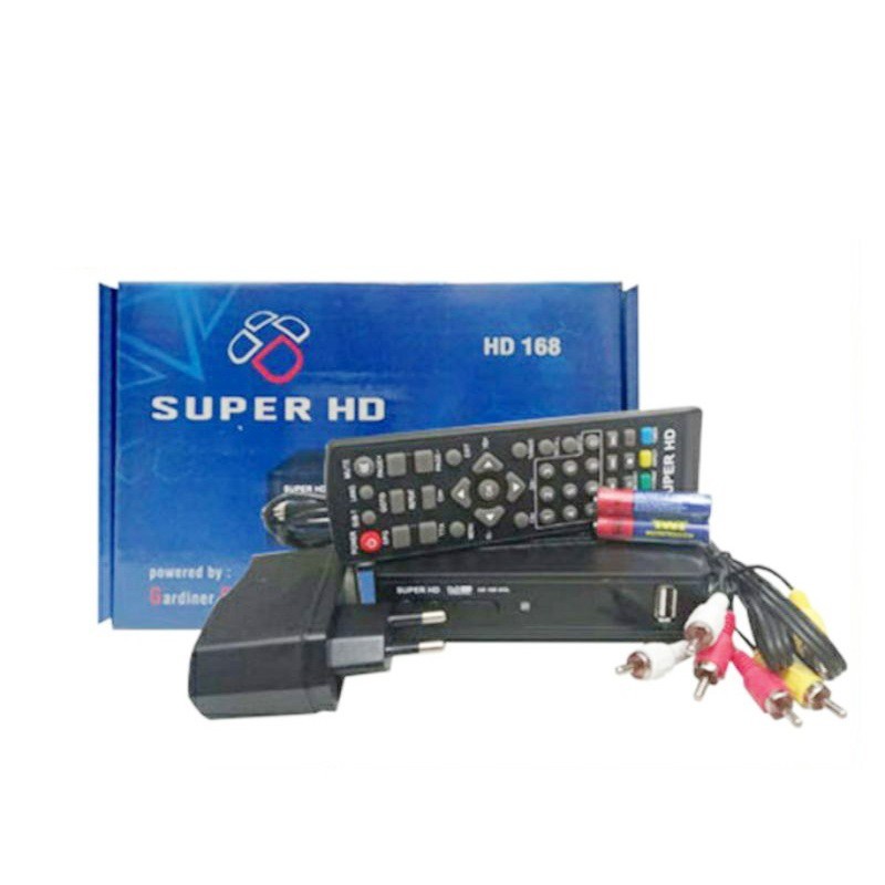 Set Top Box Super HD 168 DVB T2 Receiver Siaran TV Digital HD 1080p