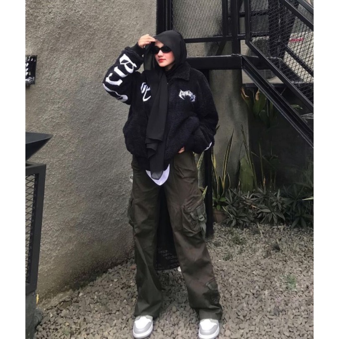 SHERPA JACKET EUPHORIA ORIGINAL - JACKET SHERPA - JAKET BULU - KARUNGJANTAN