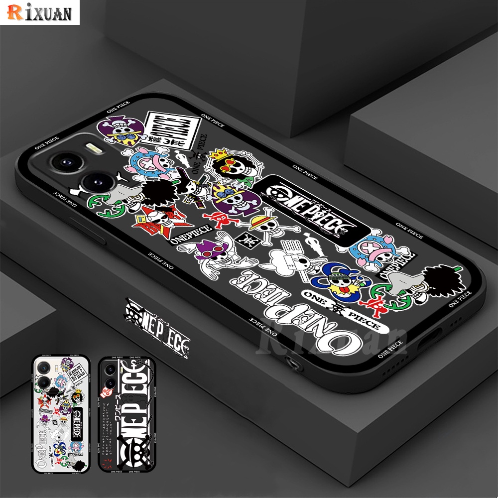 Casing Silikon OPPO A17 A16 A57 2022 A15 A77S A16K A54 A53 A12 A5S A7 A3S A31 A52 A92 A94 A37 F9 A1K Reno 7 6 5F 4F Motif Pirate King