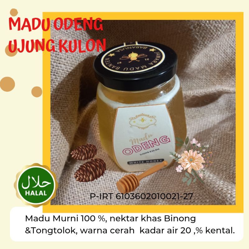 

Madu Odeng Ujung Kulon 450 g/Nektar Binong,&Tongtolok