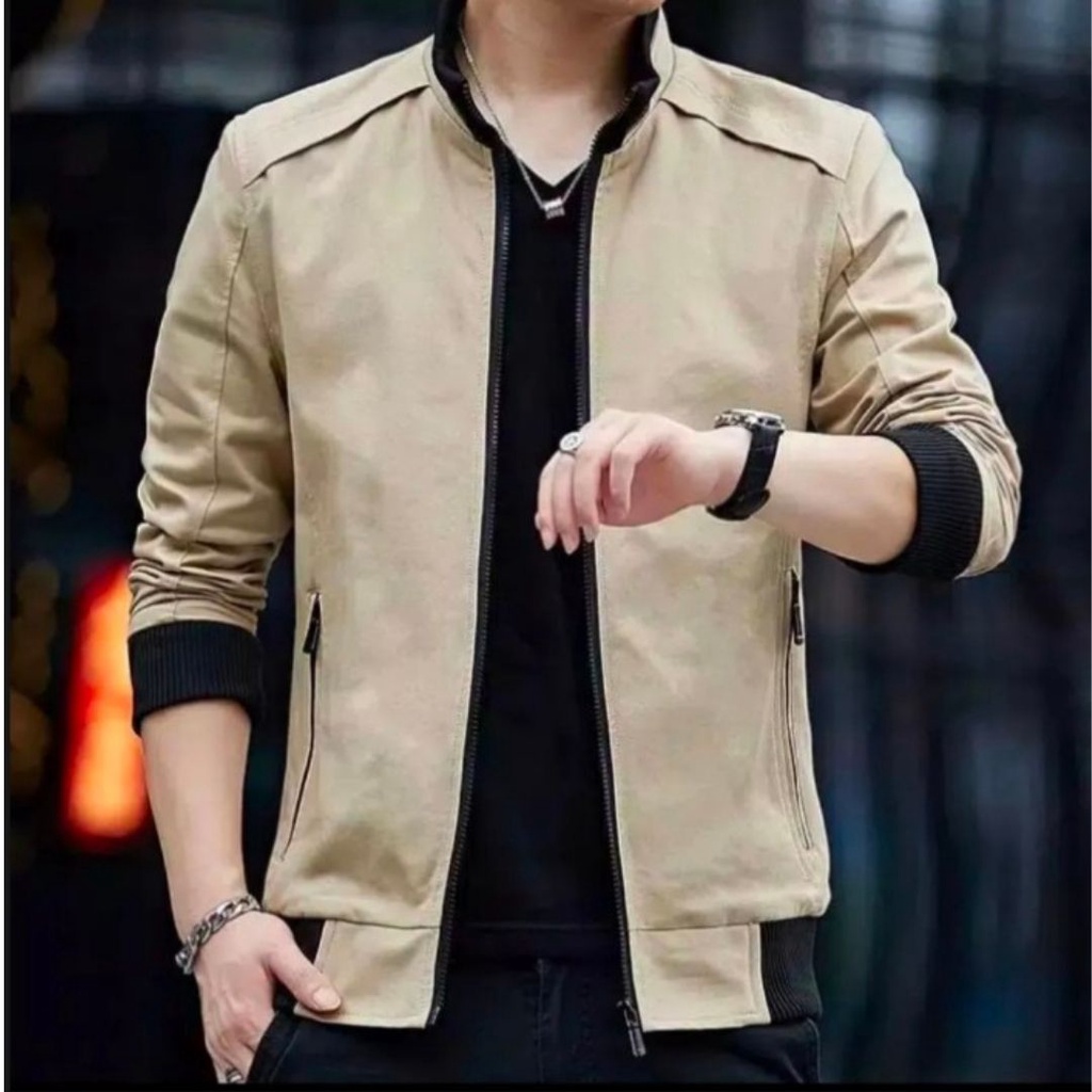 Jaket Pria katun Dril Canvas Ori Original Casual Import Premium Jaket Kantor Pria Formal kasual Kain