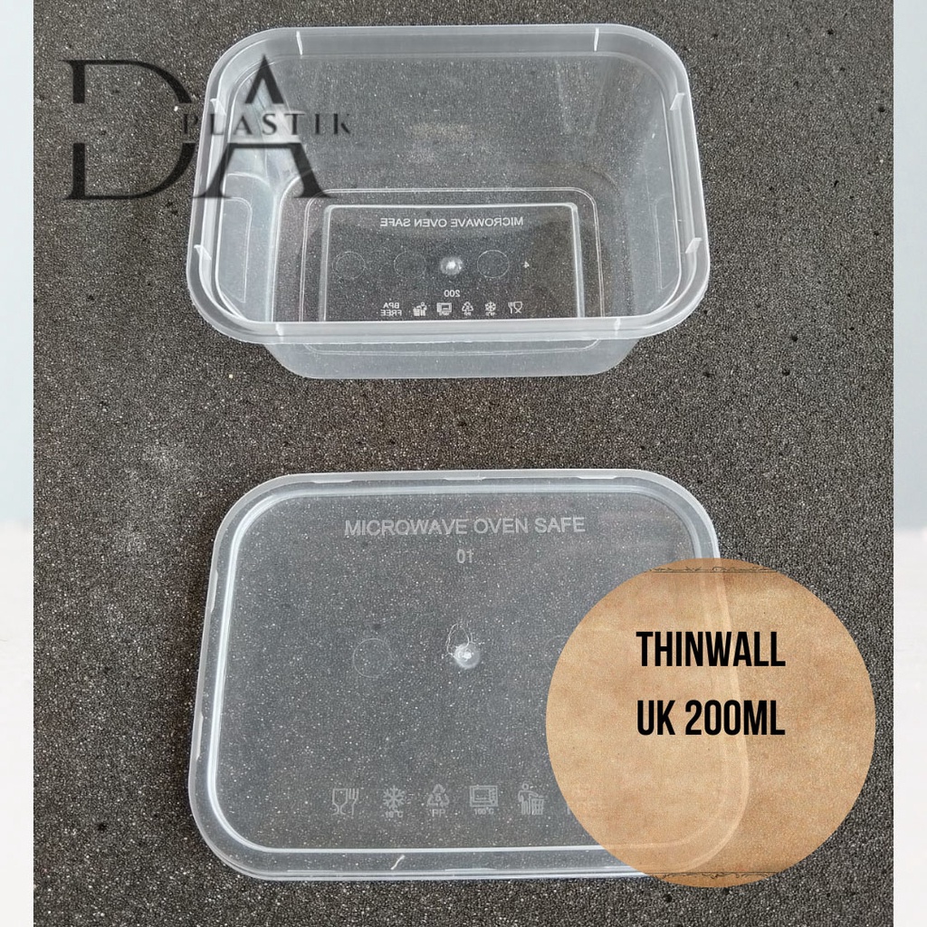 THINWALL 200ML/ BOX PLASTIK UNTUK DESSERT