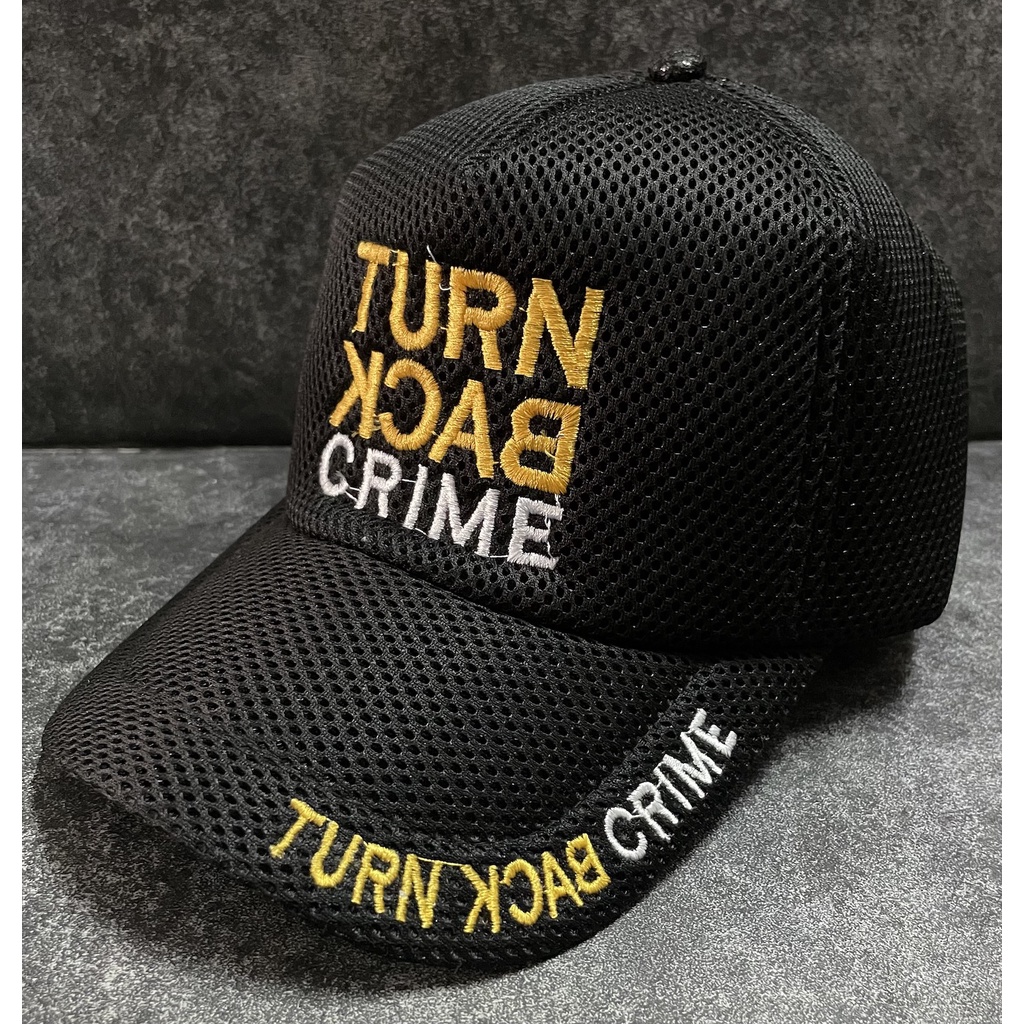 Topi Jaring Turn Back Crime - Topi TBC - Topi Jaring - Topi Hitam