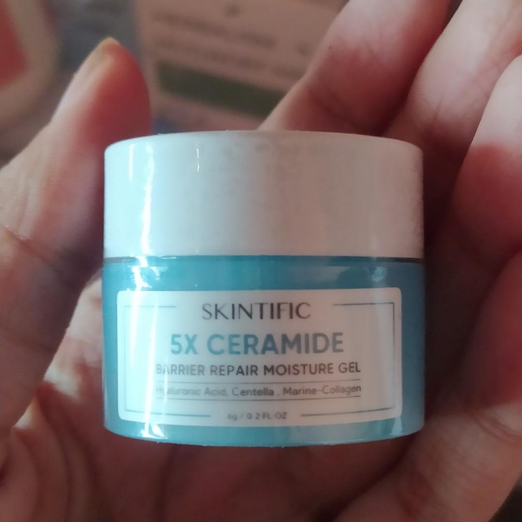 `ღ´ PHINKL `ღ´ Skintific 5X Ceramide SKin Barrier Mini size 6gr moist moisturizer pelembab memperbaiki skinbbarrier gradakan tekstur kulit tidak rata