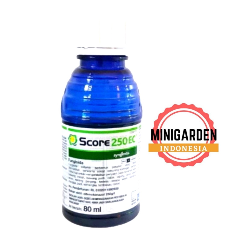 SCORE 250 EC 80ML FUNGISIDA PLUS ZPT  pengendali penyakit tanaman obat cendawan jamur zat pengatur