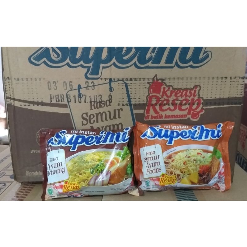 

KZ - supermi rasa semur ayam pedas 70g & ayam bawang 75g