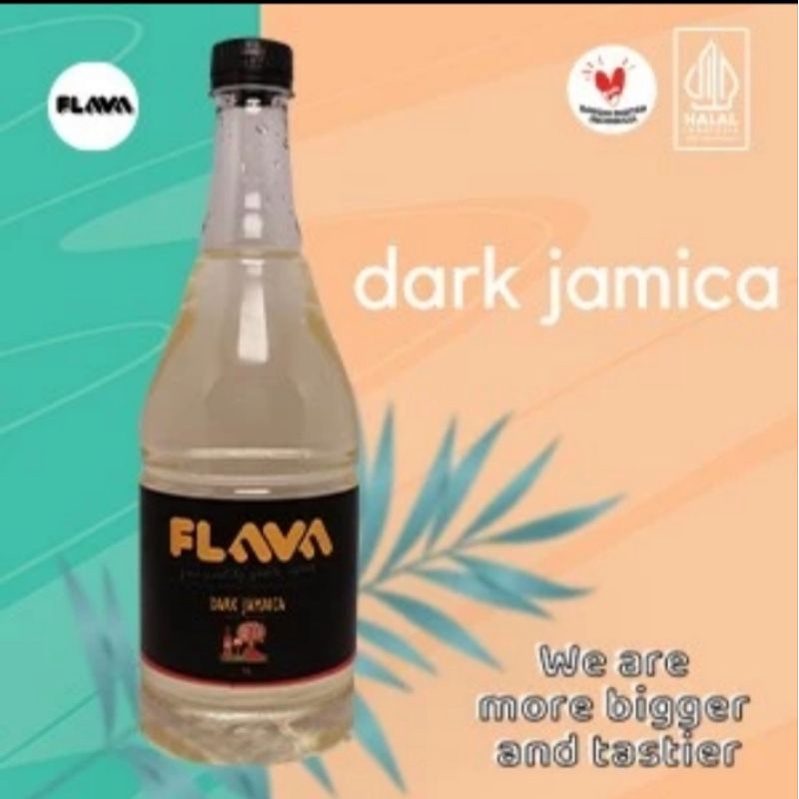 Jual Flava Dark Jamaica Sirup Perisa Rasa Rum Halal Shopee Indonesia
