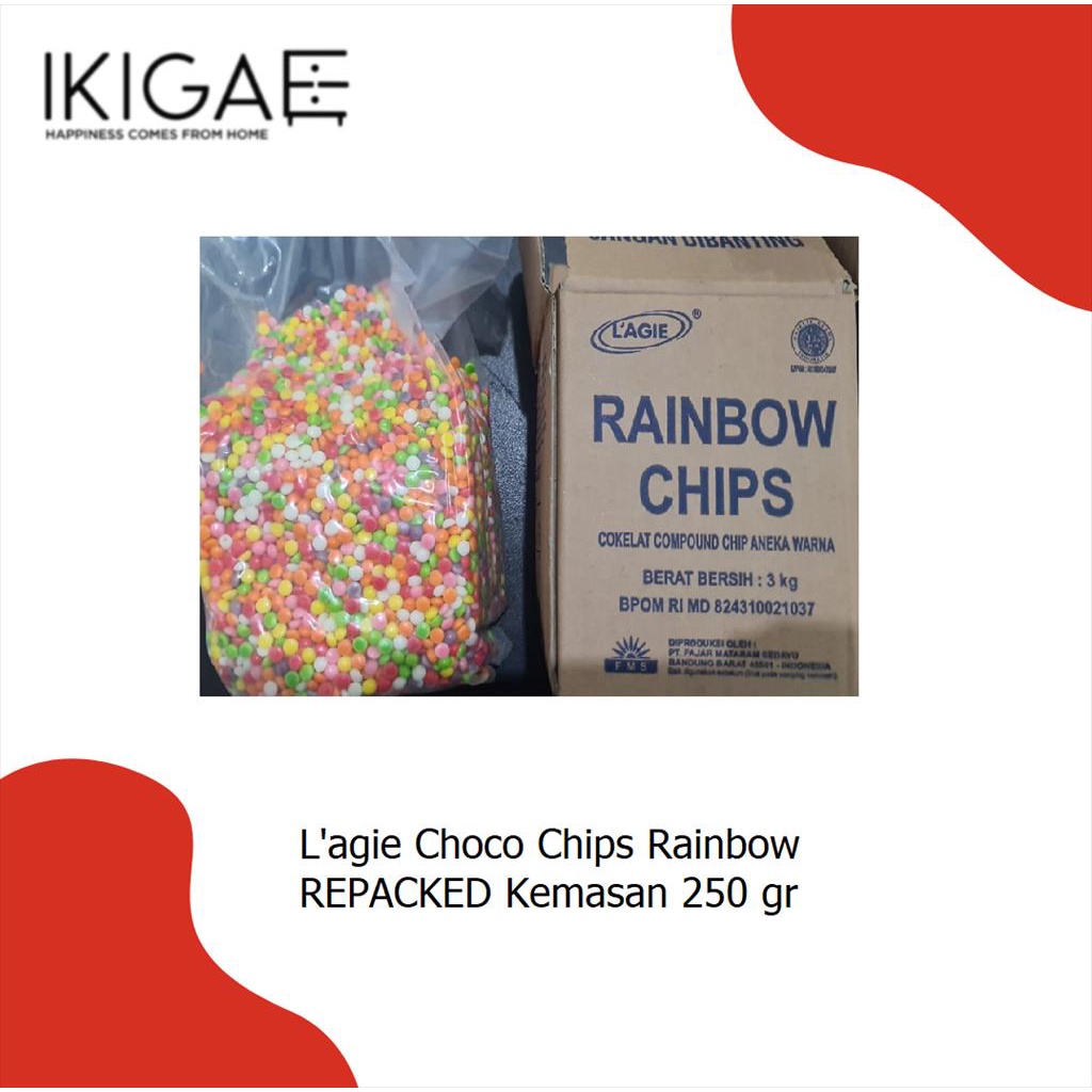 LAGIE CHOCO CHIPS REPACKED KEMASAN 250 GR ANEKA VARIAN