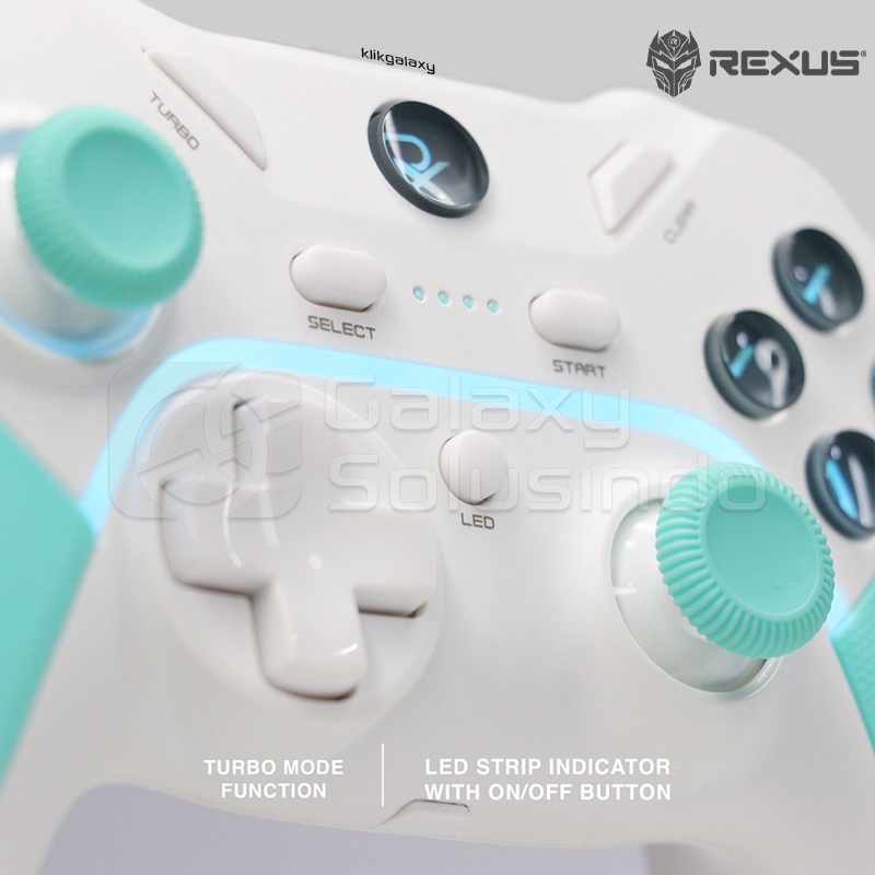 Rexus Daxa Asteria DX-AX1 Wireless Gamepad - White Mint