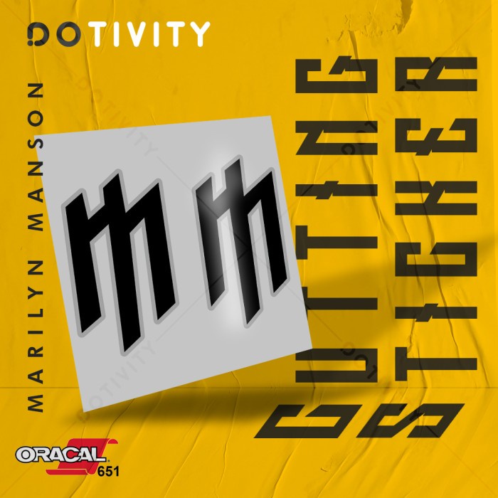 

Cutting Sticker MARILYN MANSON V7