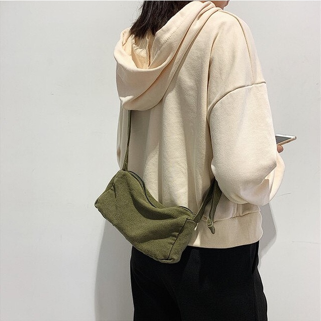 Tas Bahu Canvas Original Premium Korea Style Tas Canvas Simple