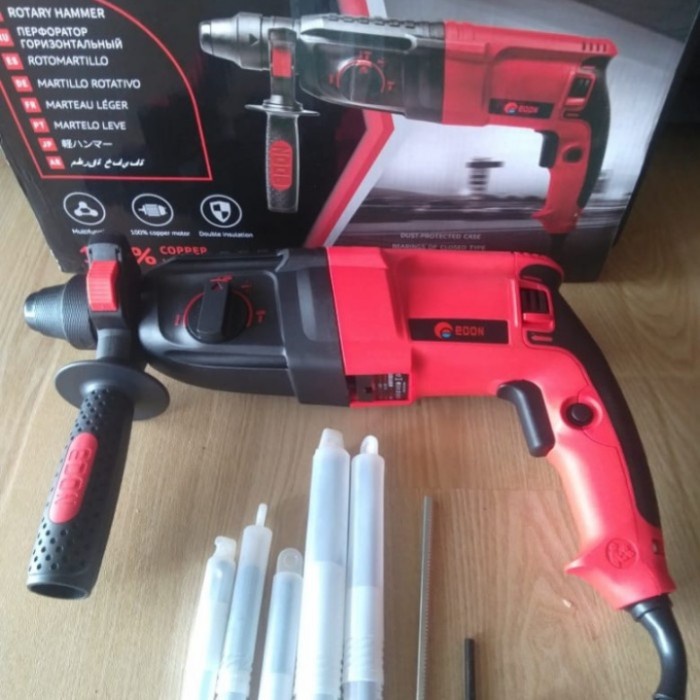 :<:<:<:<] TERMURAHROTARY HAMMER SDS EDON 3 SPEED ED5-2680 BOR BOBOK BOR BETON