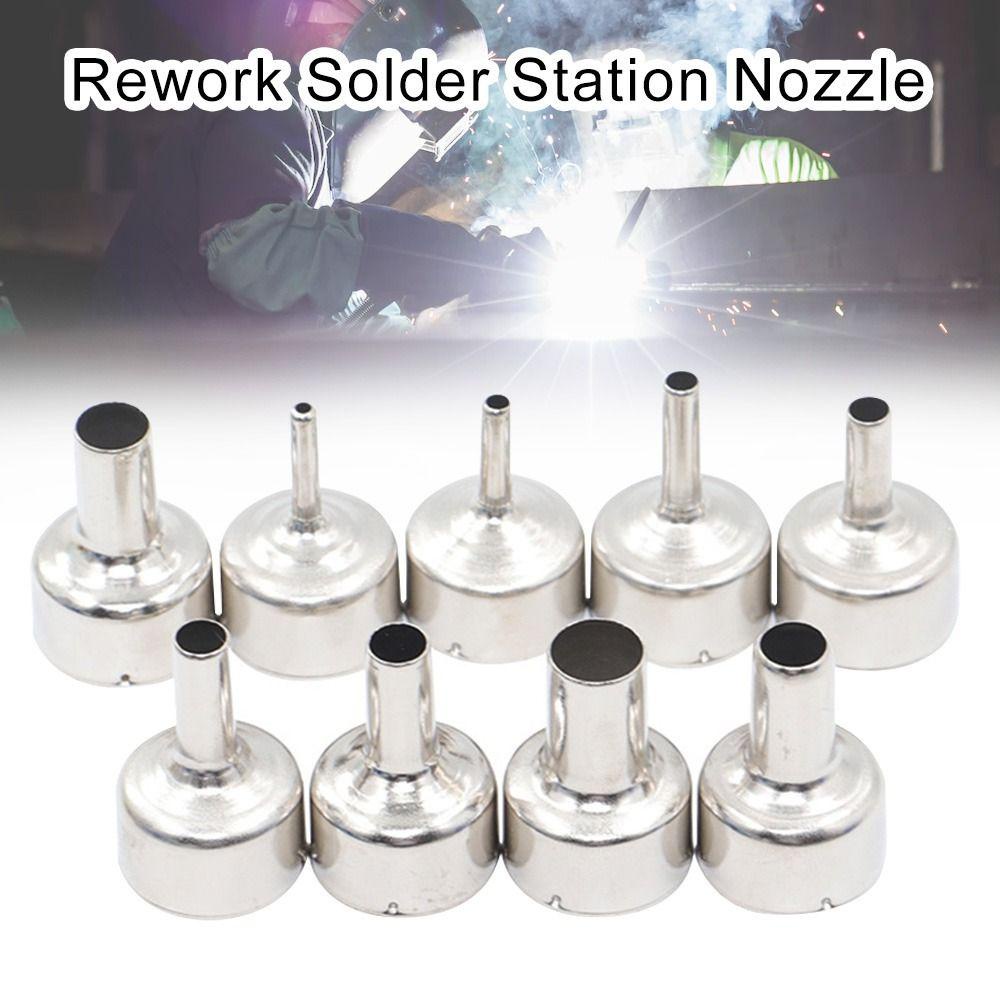 Top Rework Solder station Nozzle 858D Blower Pengering Rambut Tahan Panas Alat Las Udara Panas desoldering station