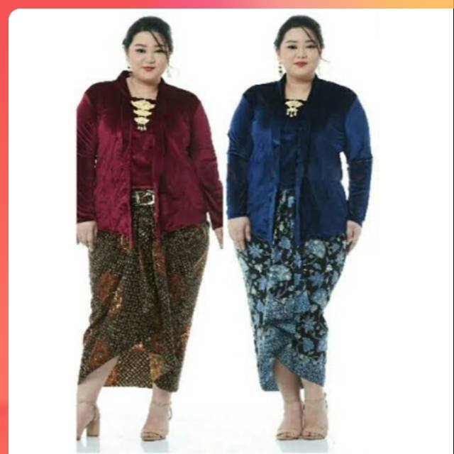 Kebaya Bludru Kutu baru JUMBO Kebaya Bludru