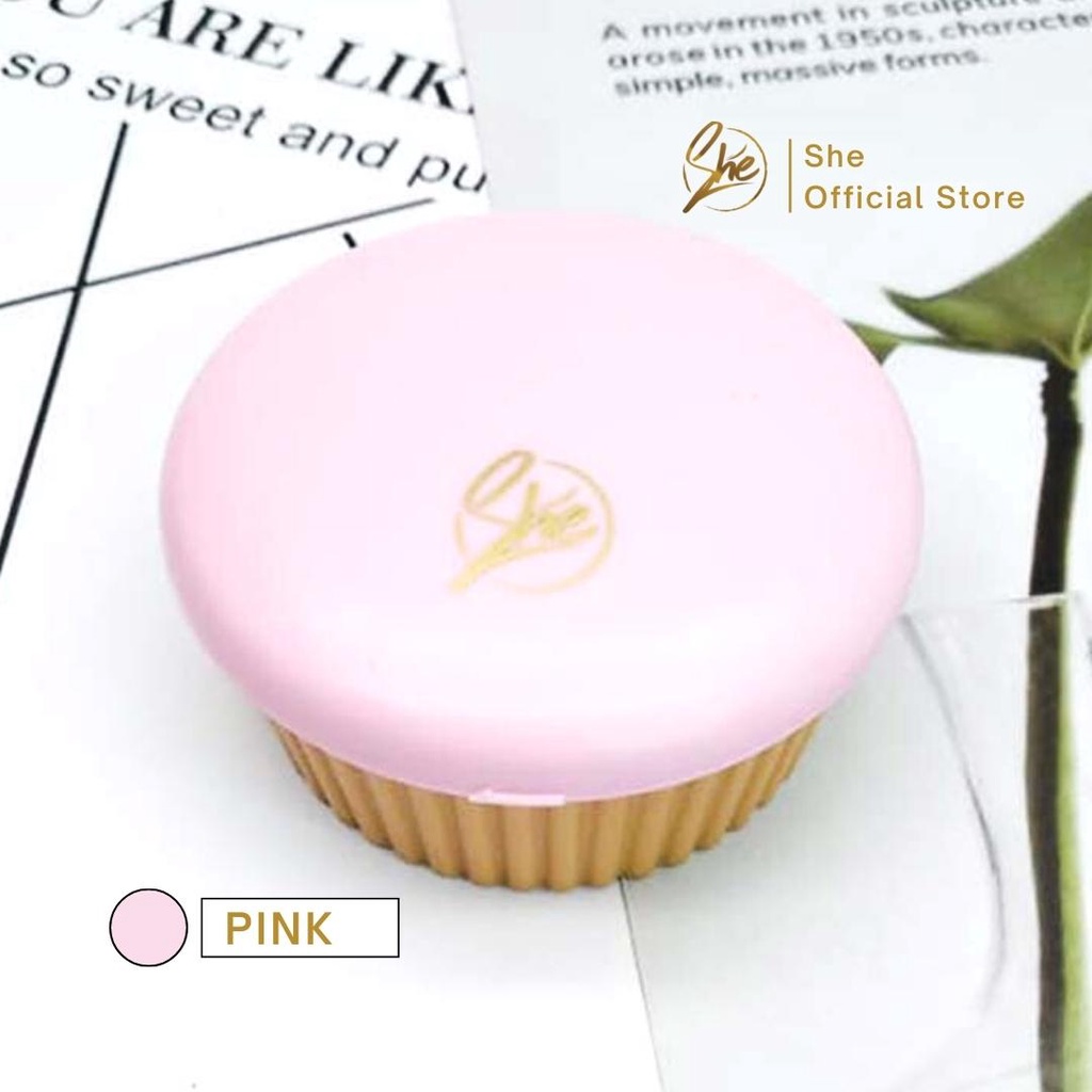 She Cup Cakes travel kit tempat softlens