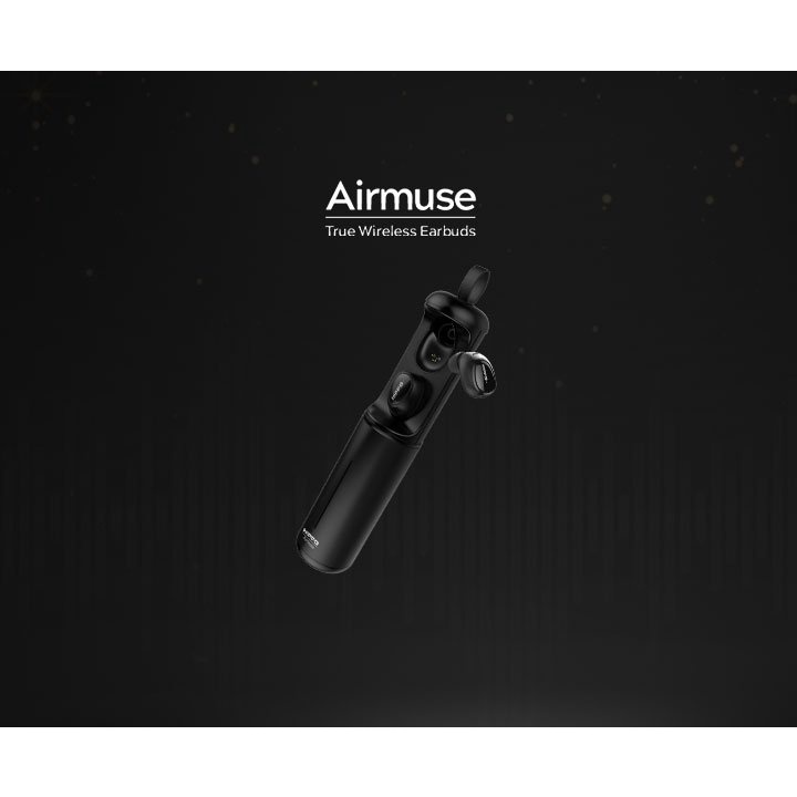 Hippo Elite TWS Airmuse Bluetooth 5.0 True Wireless Stereo HiFi Sound Volume Control With Mic Earbuds Earphone