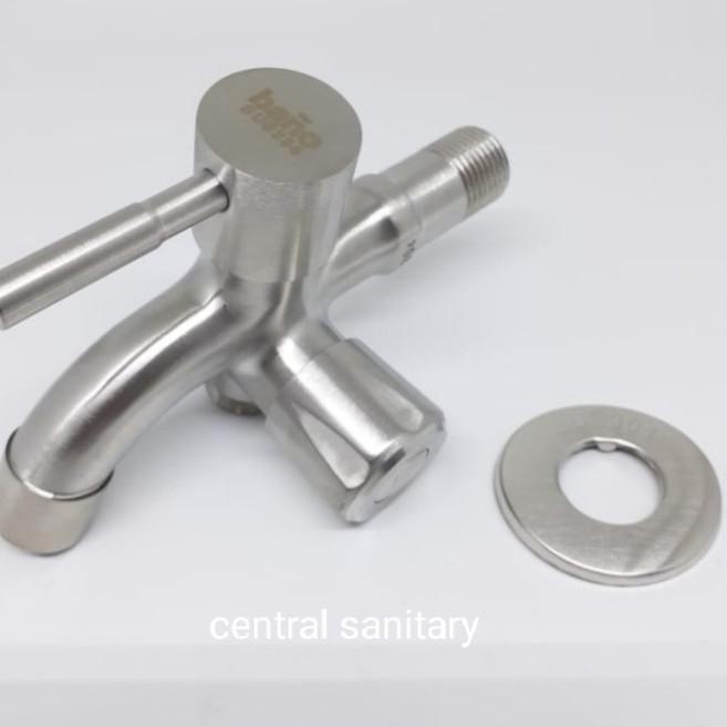 kran cabang/kran shower stainless/kamar mandi/model toto tembok