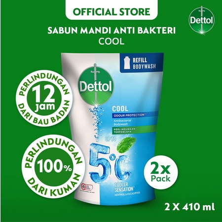 Dettol Sabun Mandi Cair Anti Bakteria Alovera &amp; Avocado / Senstive / Fresh / Lasting Fresh / Cool Fesh / Invigorate 410ml + Bubble Wrap / Toko Makmur Online