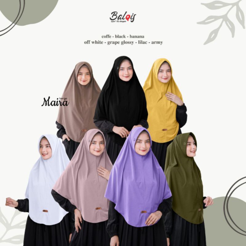 Jilbab Instant Bergo Maira Balqis Hijab