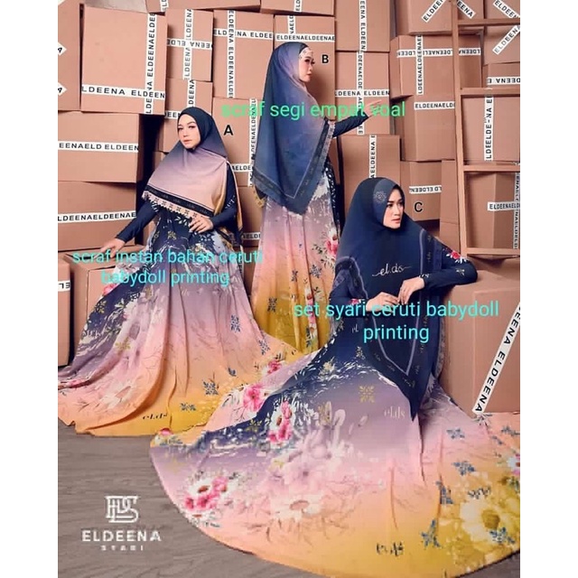 HEZEL SERIES FASHION SHOW BY SYAFEERA / DC PADUSI RAMO RAMO BY ELDEENA (PO 24 NOVEMBER)