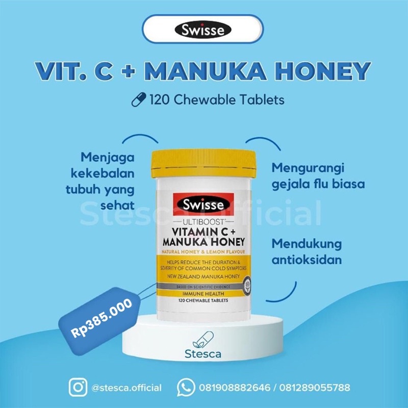 swisse ultiboost vitamin c + manuka honey