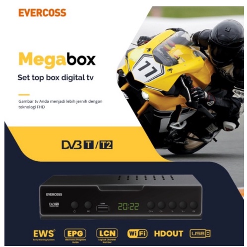 ITSTORE Evercoss STB Set Top Box Max Digital TV Receiver Full HD