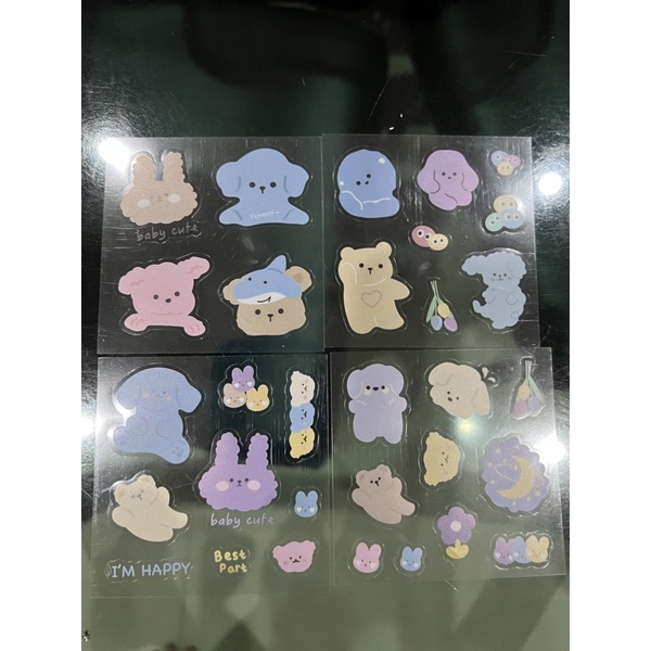 

Stiker Dogie Biru Lucu