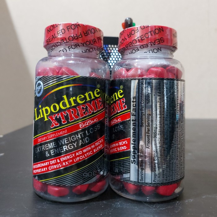 Jual Lipodrene Extreme Red Fat Burner 90 Tabs Original USA Shopee