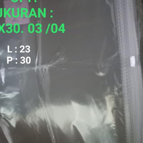 

PLASTIK OPP 23X30. 03 & 04 ( PER 500 LEMBAR ) - 23x30.03